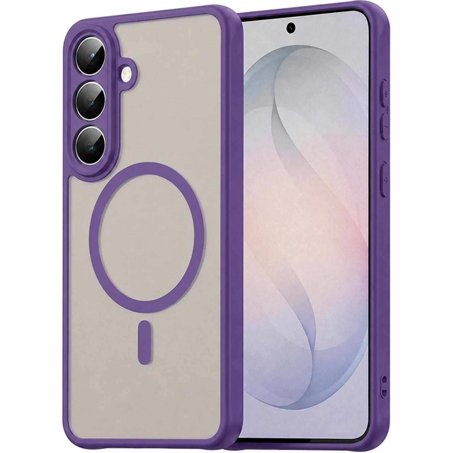 Θήκη Samsung Galaxy S26 FE Techsuit HaloFrost II MagSafe Σκληρή Ημιδιάφανη με MagSafe Purple