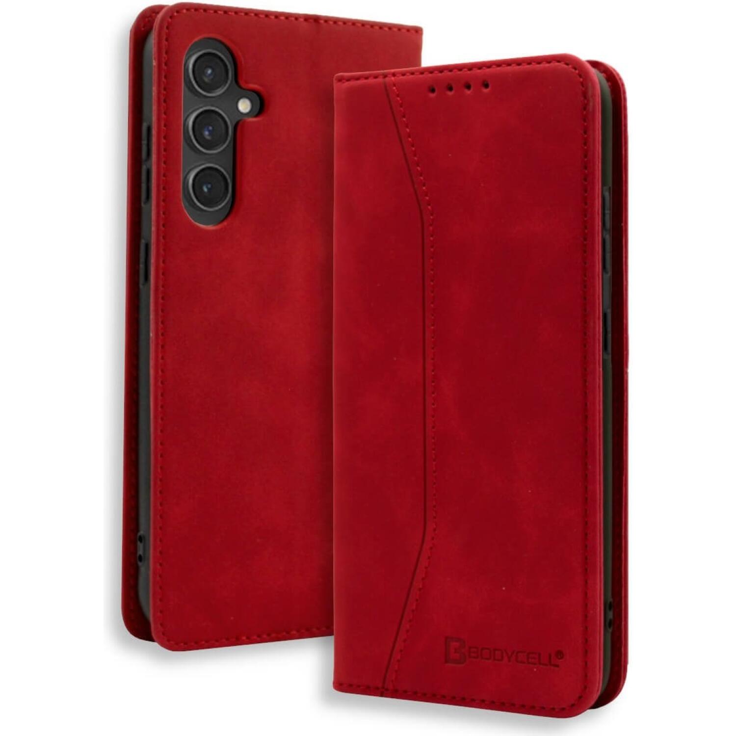 Θήκη Samsung Galaxy S26 Plus Bodycell Book Case Πορτοφόλι Red 