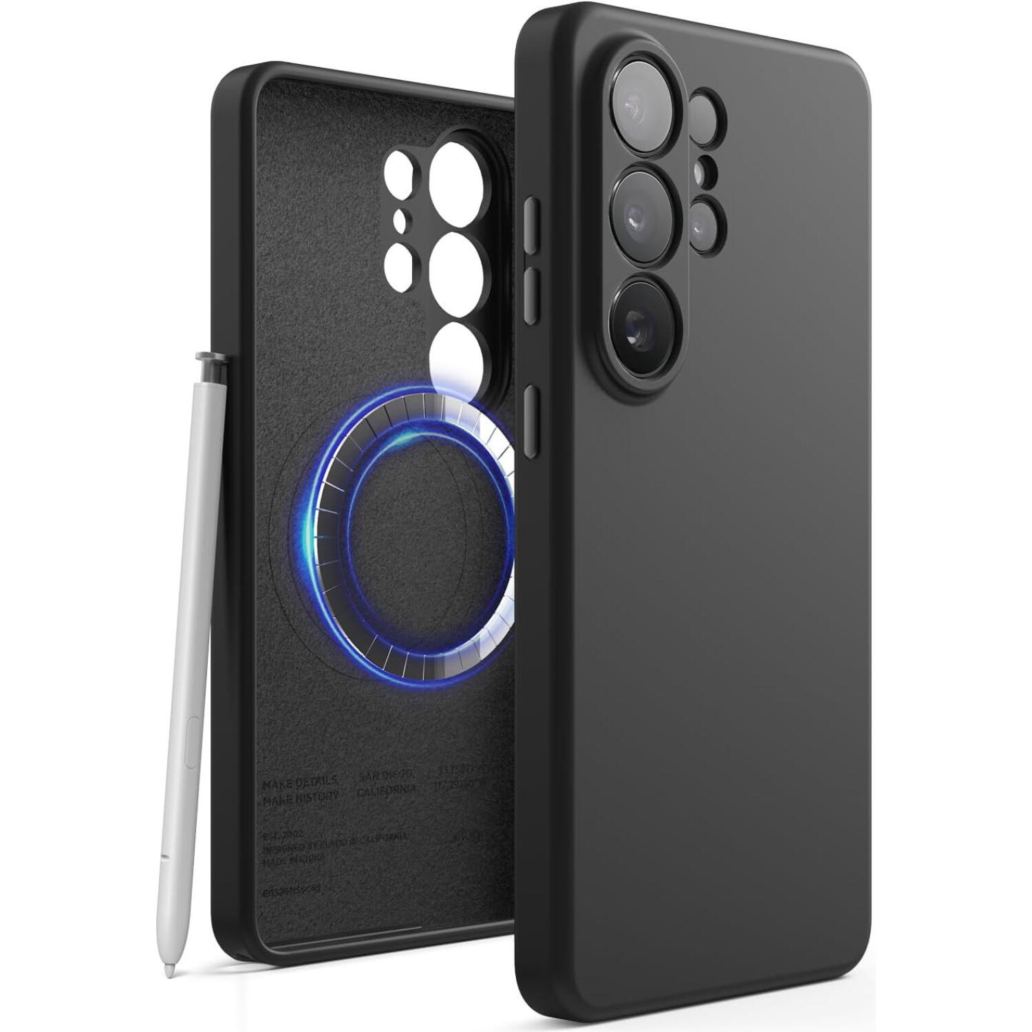 Θήκη Samsung Galaxy S26 Ultra Elago Magnetic Silicone Case Premium Σιλικόνης με MagSafe Black