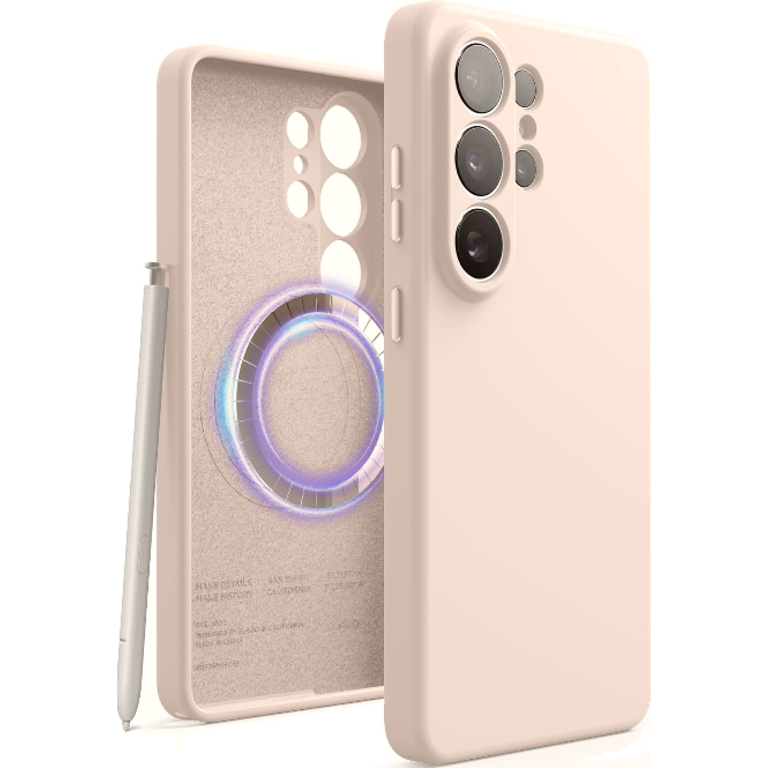 Θήκη Samsung Galaxy S26 Ultra Elago Magnetic Silicone Case Premium Σιλικόνης με MagSafe Lovely Pink