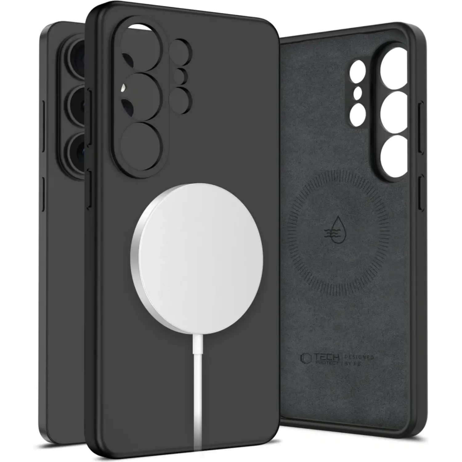 Θήκη Samsung Galaxy S26 Ultra Tech-Protect Silicone MagSafe Σιλικόνης με MagSafe - Black (5906302390267)