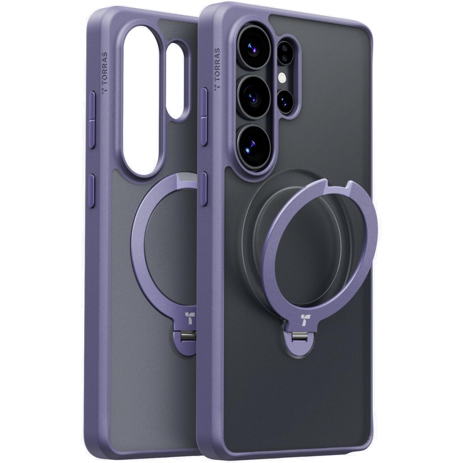 Θήκη Samsung Galaxy S26 Ultra Torras Ostand Q3 Spin Ανθεκτική με MagSafe & KickStand - Dark Purple (6938075649760)