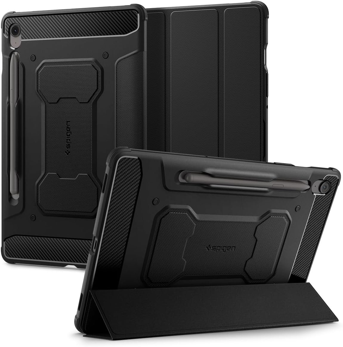 Θήκη Samsung Galaxy Tab S10 FE Plus 13.1" X620 / X626B Spigen Rugged Armor Pro με Υποδοχή για Γραφίδα Black