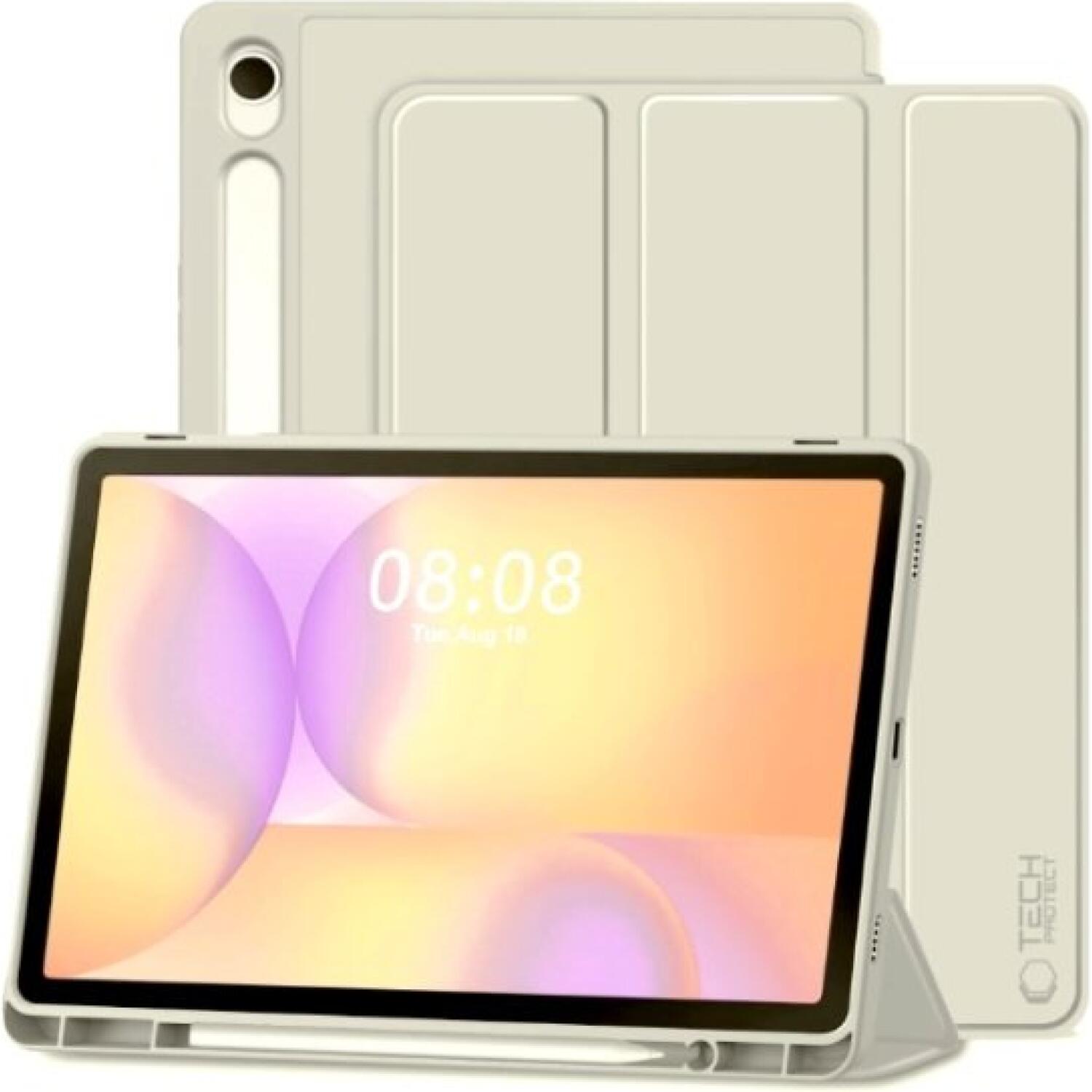 Θήκη Samsung Galaxy Tab S10 Lite 10.9" / S10 FE 10.9" / S9 FE 10.9" / S9 11" Tech-Protect SC Pen Smartcase Flip με Υποδοχή για Γραφίδα Grey