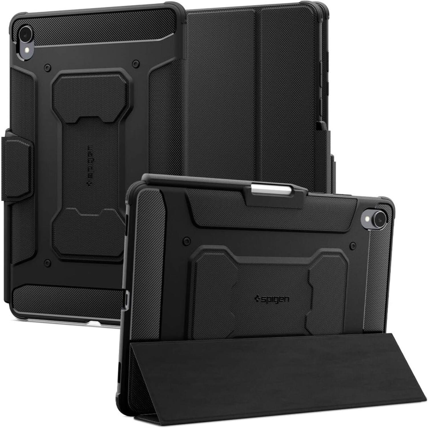 Θήκη Samsung Galaxy Tab S11 11" X730 / X736 Spigen Rugged Armor Pro με Υποδοχή για Γραφίδα Black
