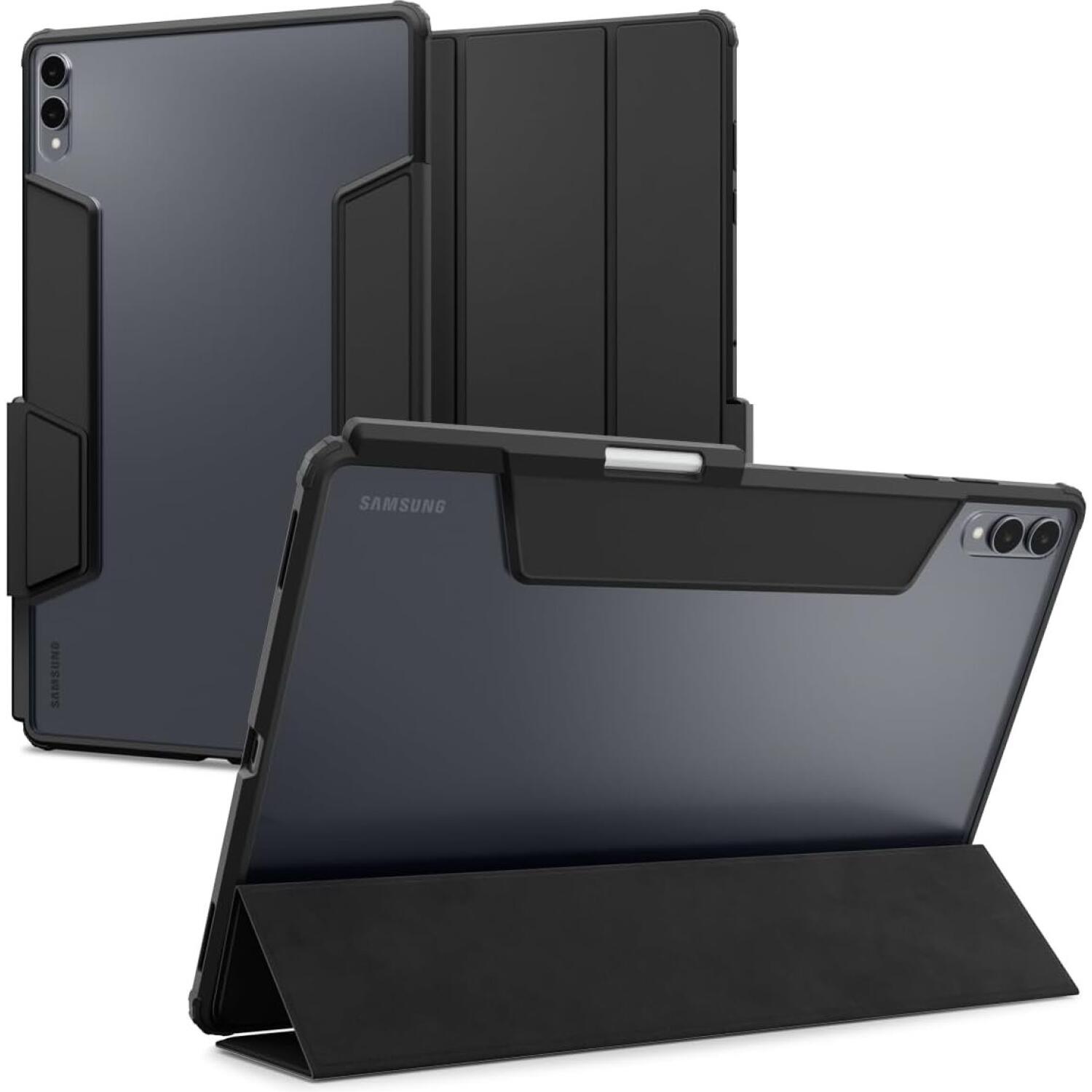 Θήκη Samsung Galaxy Tab S11 Ultra 14.6" X930 / X936 Spigen Ultra Hybrid Pro με Υποδοχή για Γραφίδα Black