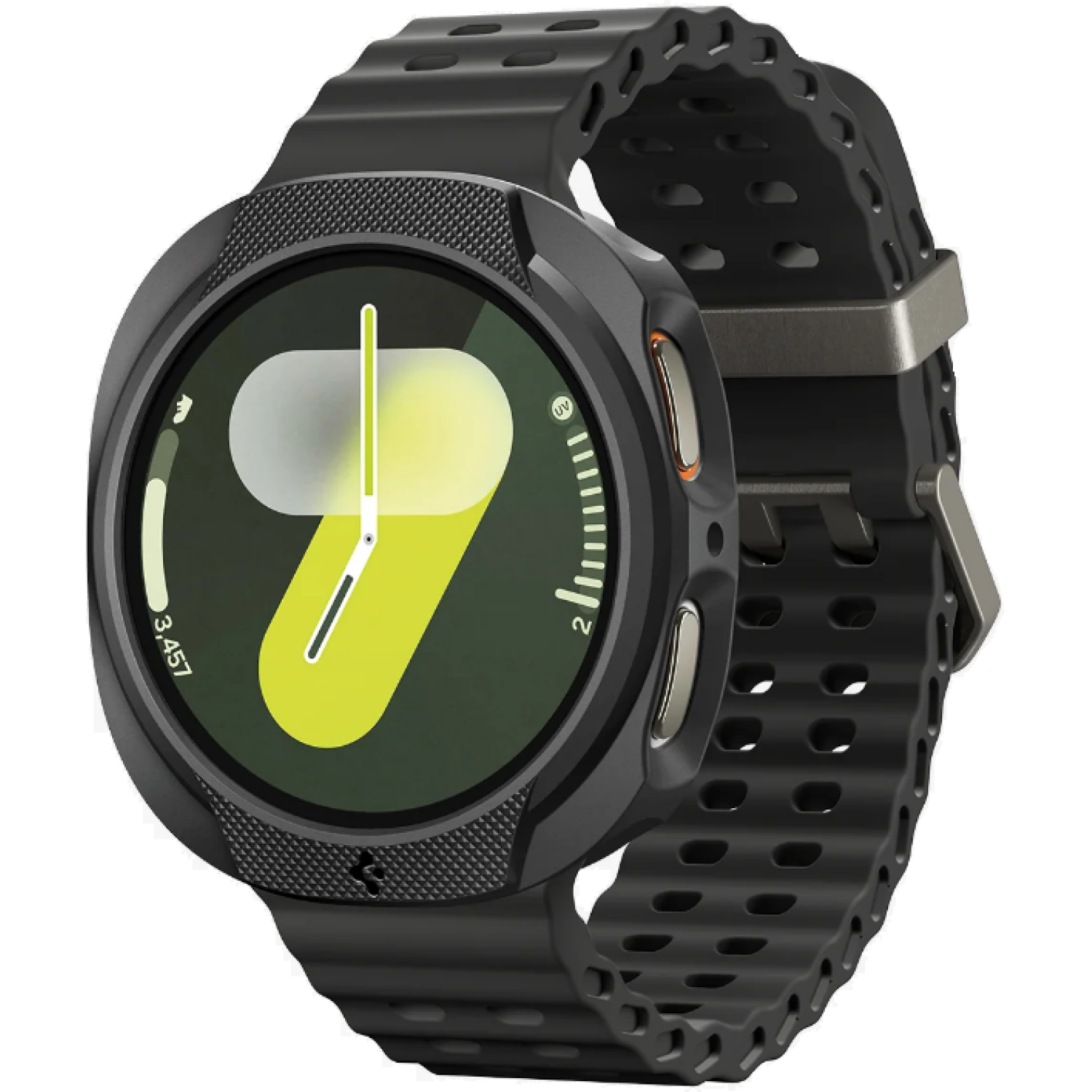 Θήκη Samsung Galaxy Watch 8 44mm Spigen Liquid Air Σιλικόνης Matte Black
