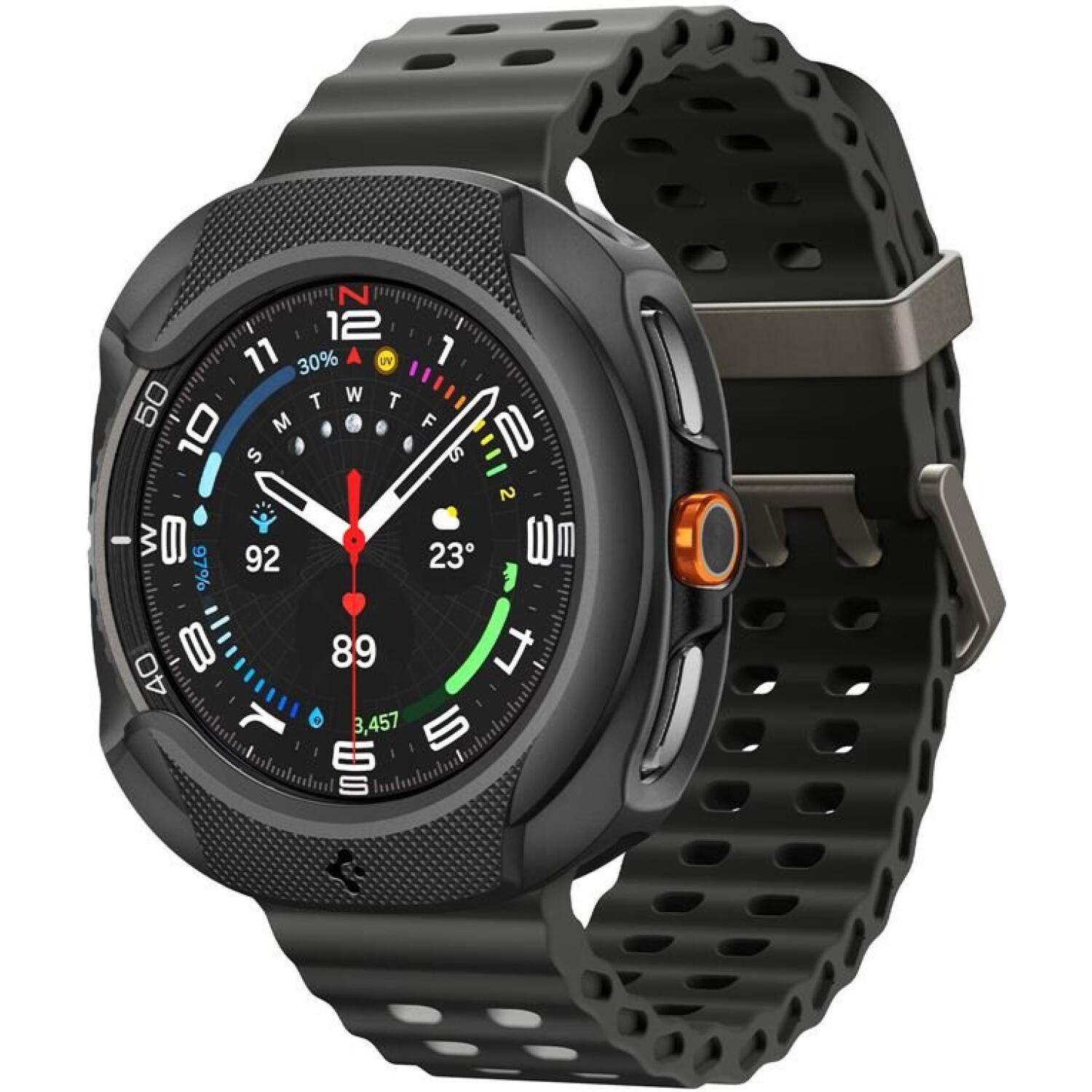 Θήκη Samsung Galaxy Watch 8 Classic 46mm Spigen Liquid Air Σιλικόνης Matte Black