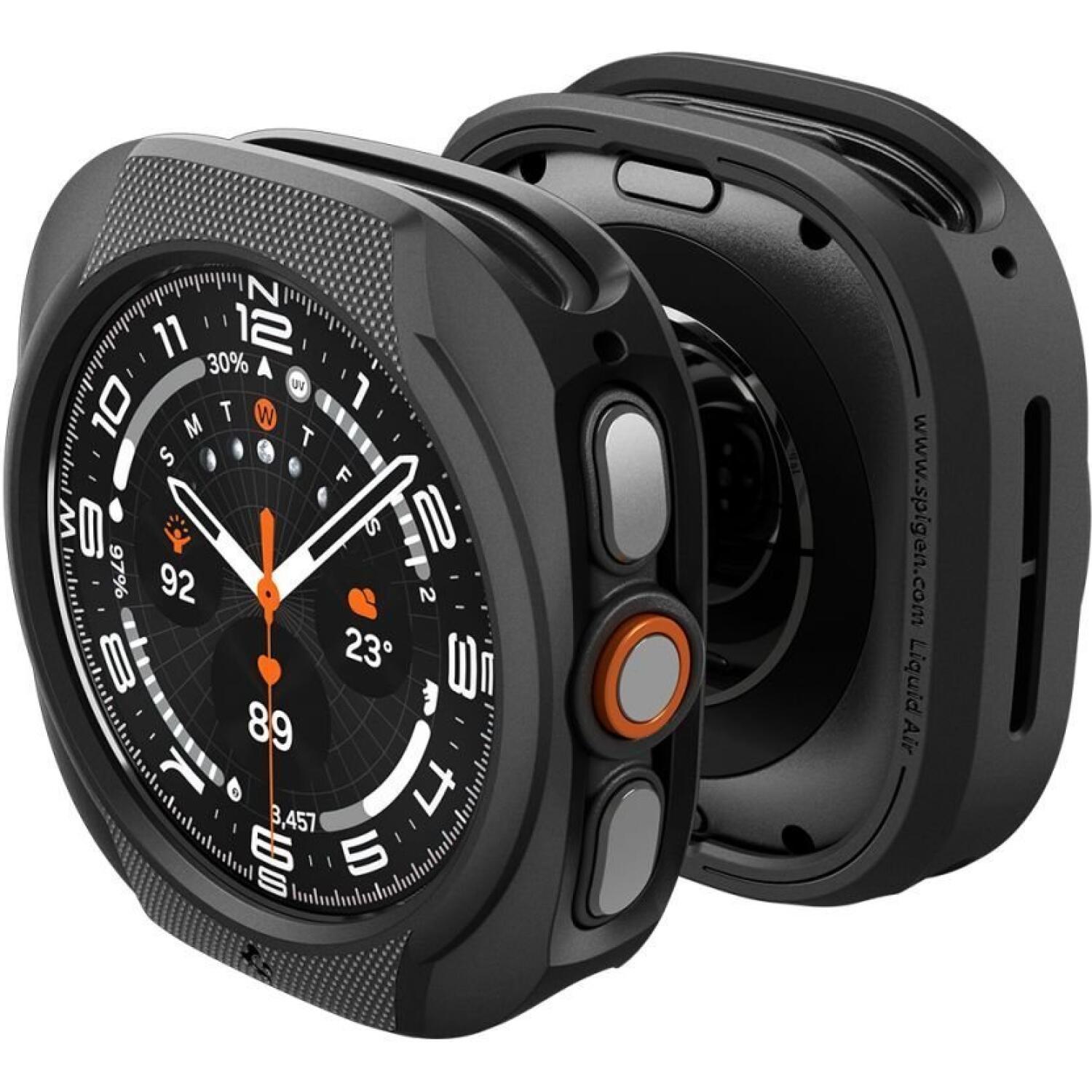 Θήκη Samsung Galaxy Watch Ultra2 2026 47mm Spigen Liquid Air Σιλικόνης Matte Black
