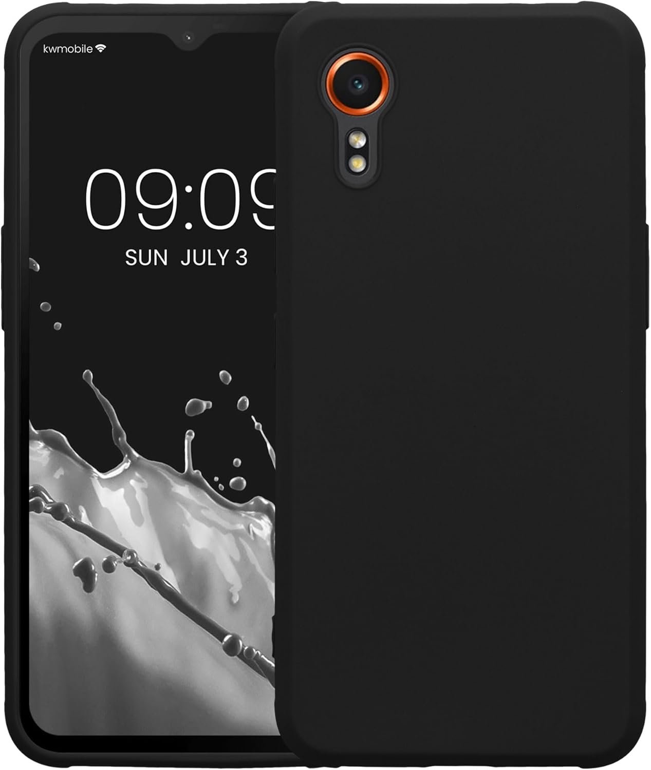 Θήκη Samsung Galaxy XCover7 KWmobile TPU Silicone Case Σιλικόνης Black