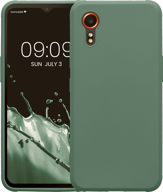 Θήκη Samsung Galaxy XCover7 KWmobile TPU Silicone Case Σιλικόνης Forest Green