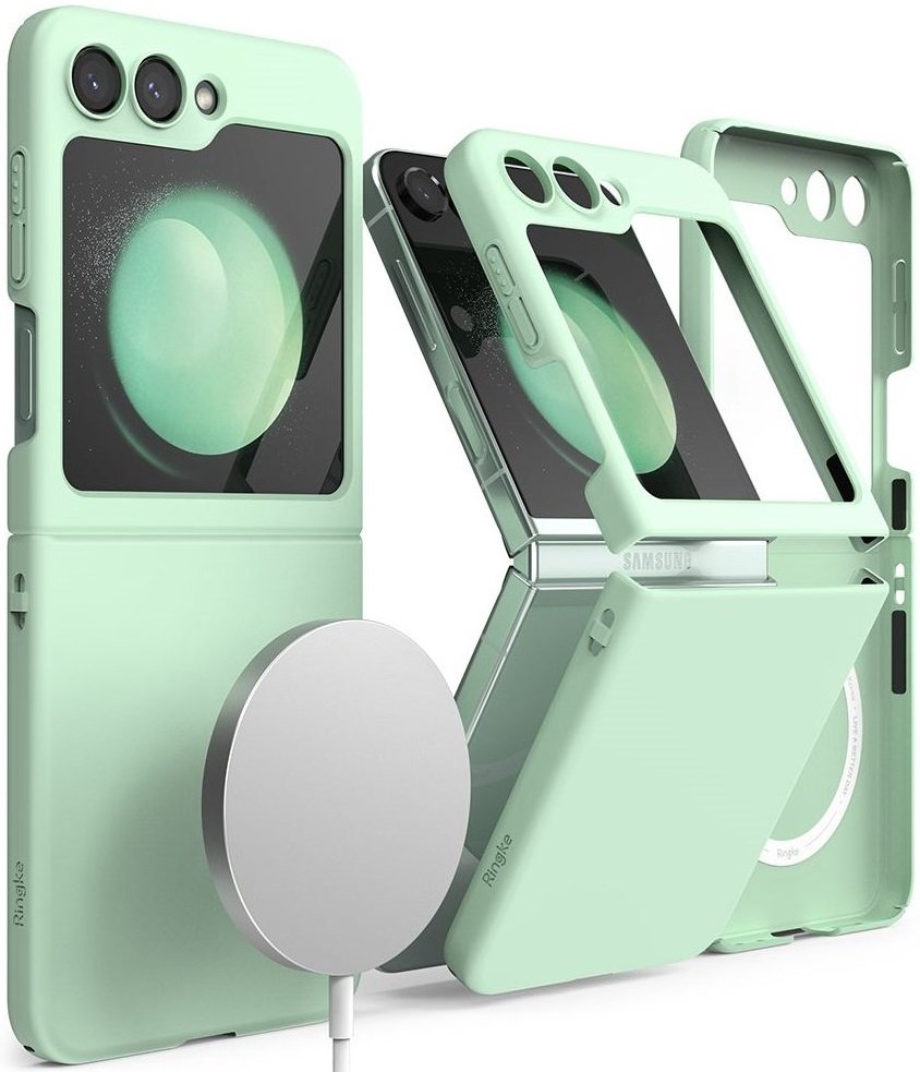 Θήκη Samsung Galaxy Z Flip5 Ringke Slim Magnetic Λεπτή Σκληρή με MagSafe Mint