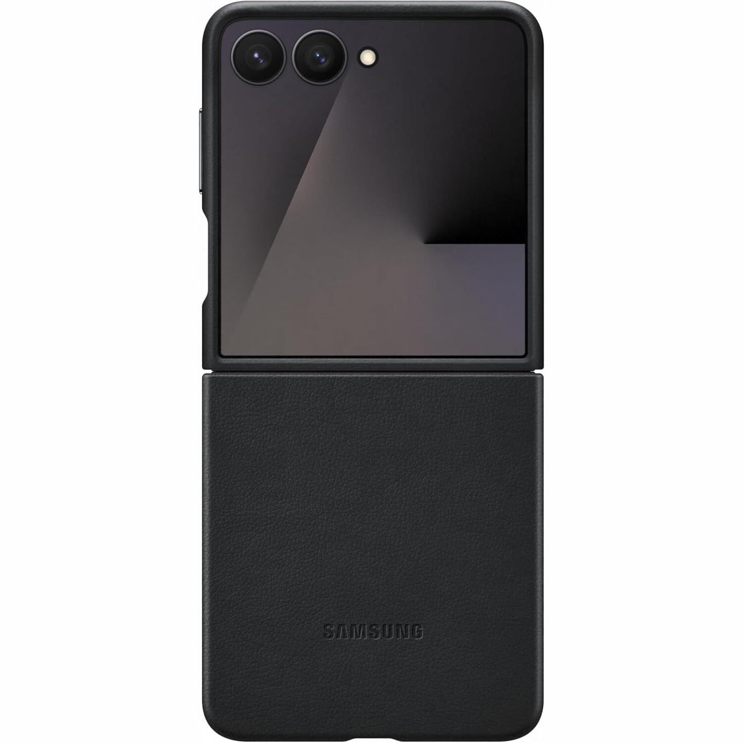 Θήκη Samsung Galaxy Z Flip7 Official Samsung Kindsuit Case Σκληρή από Οικολογικό Δέρμα - Black (EF-VF766PBEGWW)
