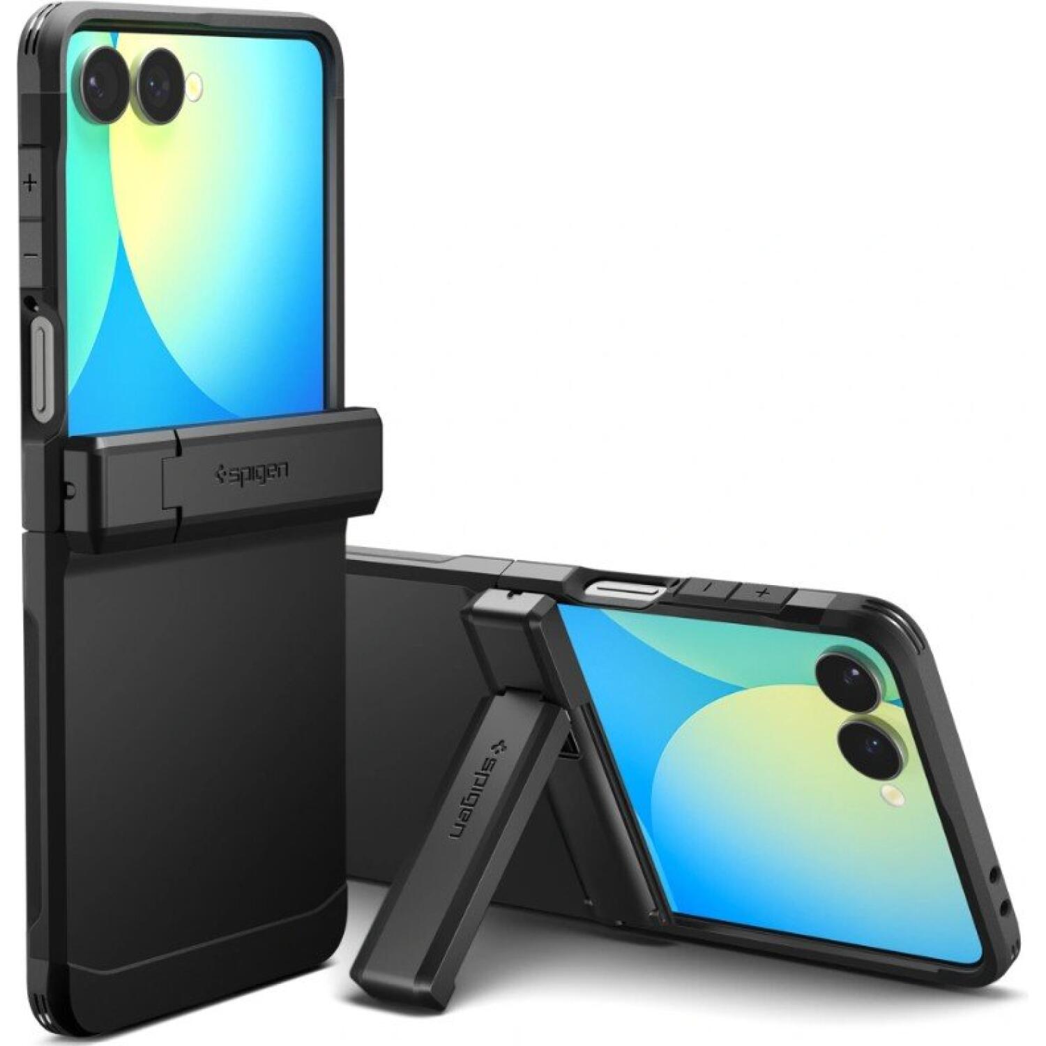 Θήκη Samsung Galaxy Z Flip7 Spigen Tough Armor Pro MagFit Ανθεκτική Σκληρή με Kickstand & MagSafe Black