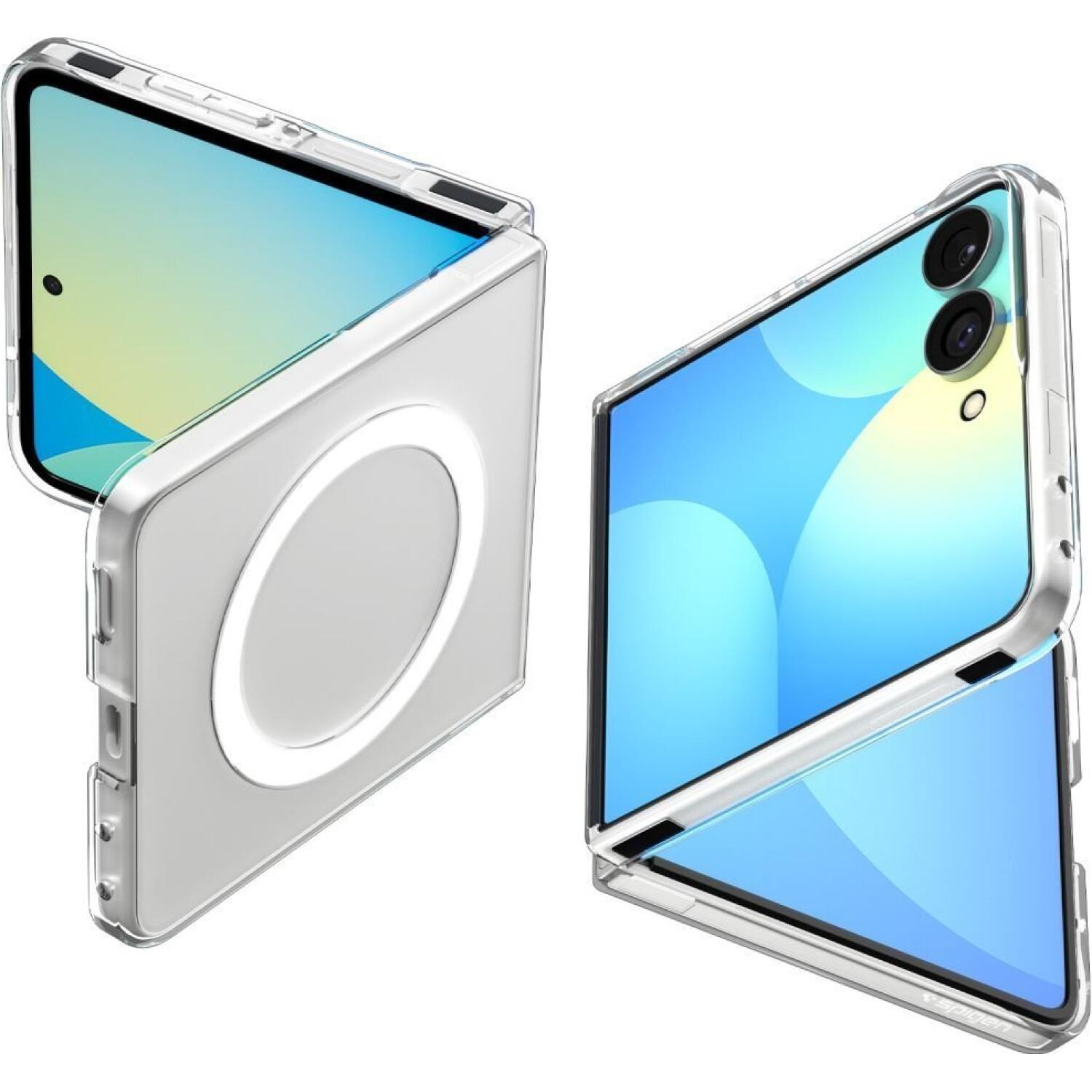 Θήκη Samsung Galaxy Z Flip8 Spigen Air Skin MagFit Σκληρή με MagSafe Clear / White