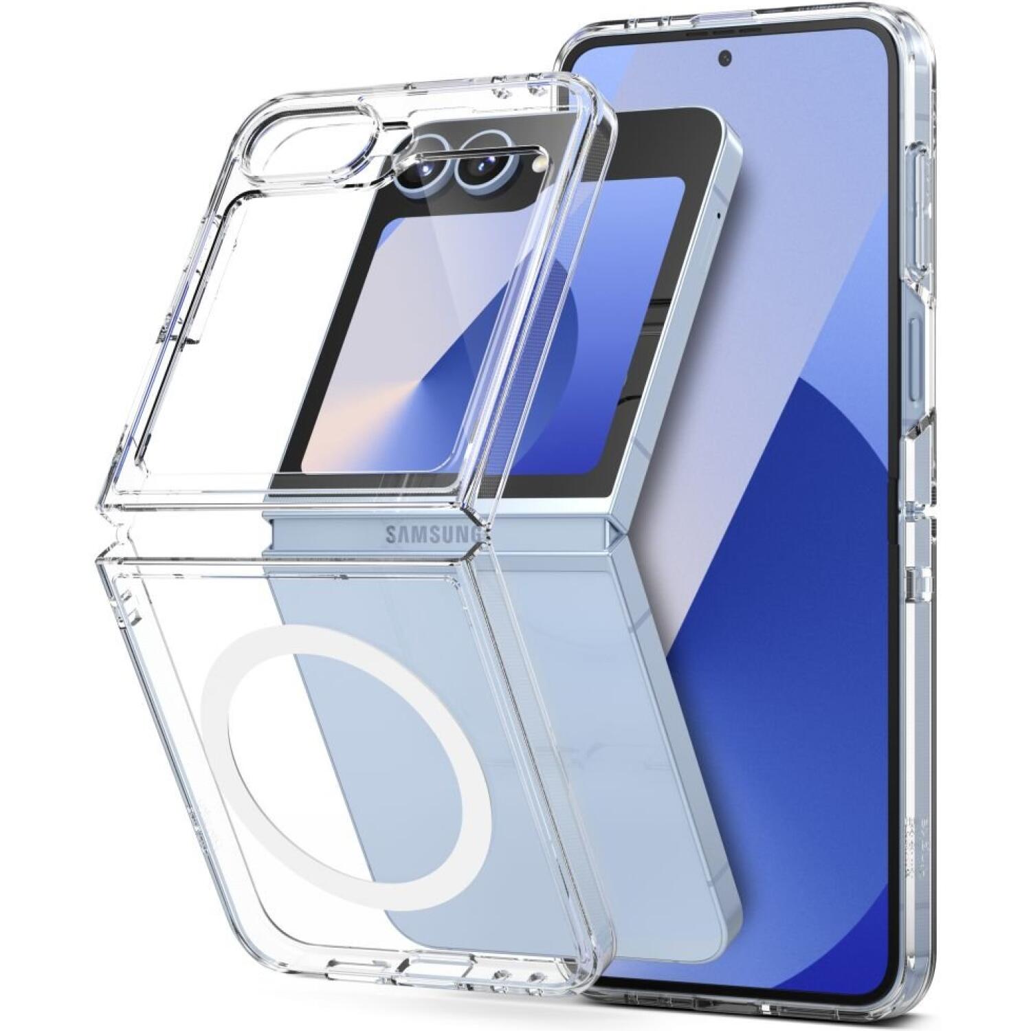 Θήκη Samsung Galaxy Z Flip7 FE / Z Flip6 Ringke Fusion Magnetic Ανθεκτική με MagSafe Clear