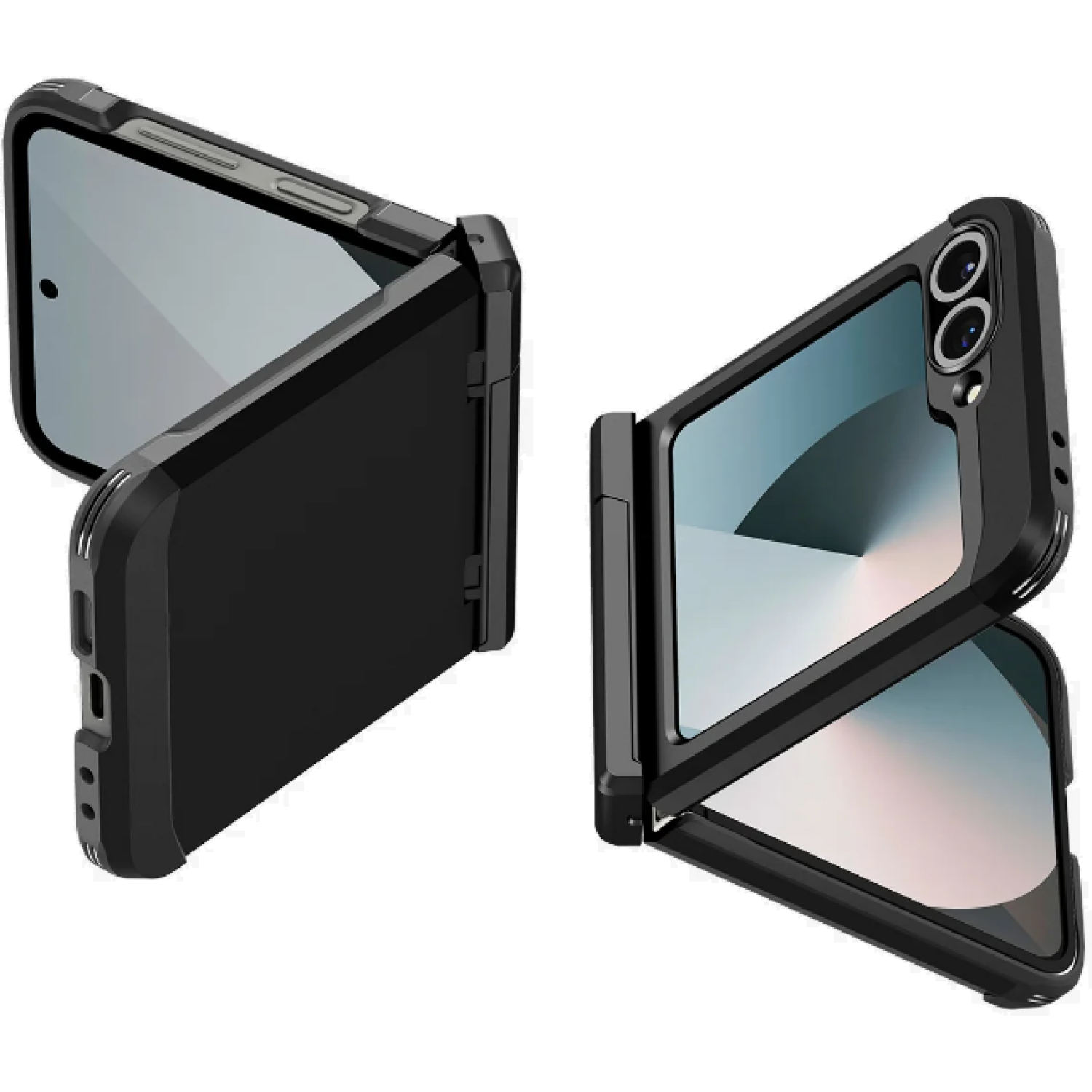 Θήκη Samsung Galaxy Z Flip7 FE / Z Flip6 Spigen Tough Armor Pro MagFit Ανθεκτική Σκληρή με Kickstand & MagSafe - Black