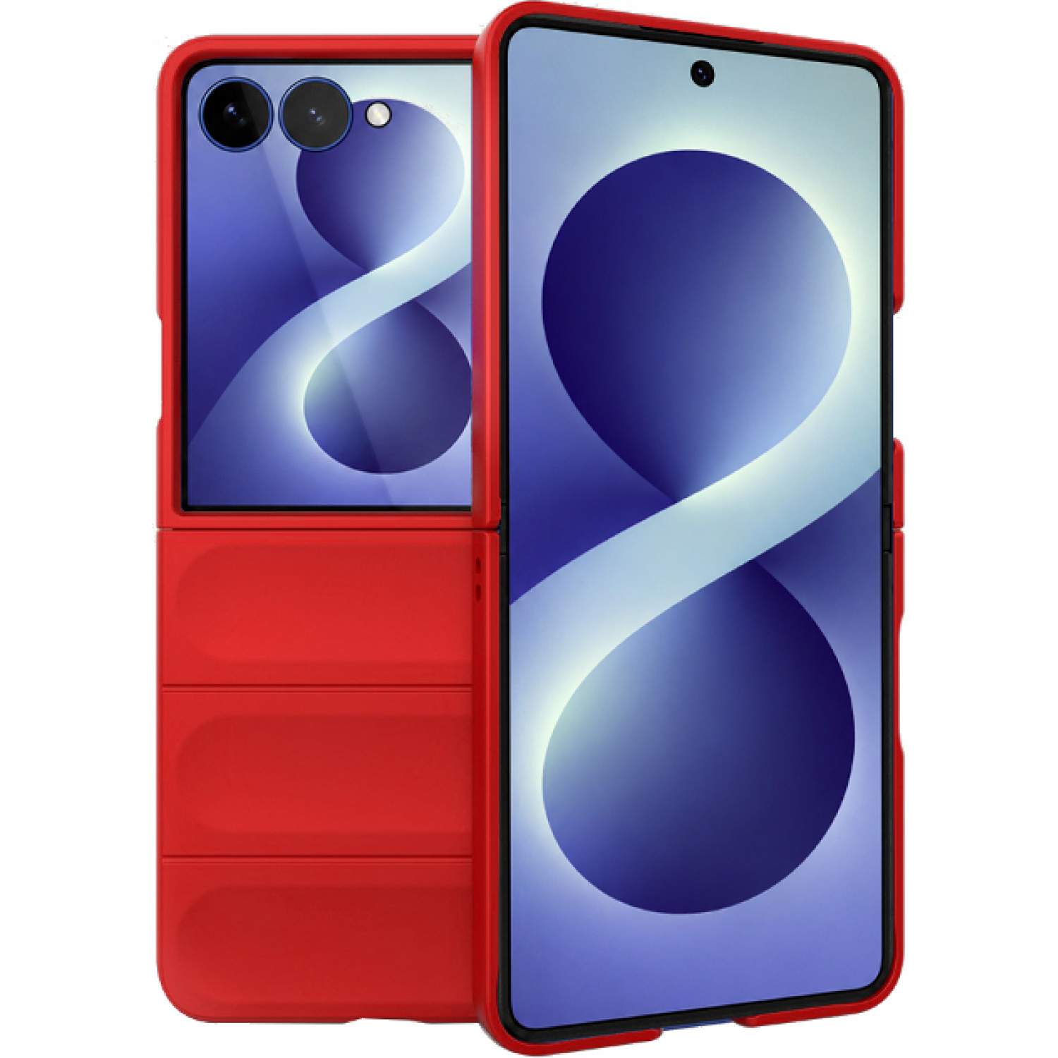 Θήκη Samsung Galaxy Z Flip8 Techsuit Magic Shield Σκληρή Red