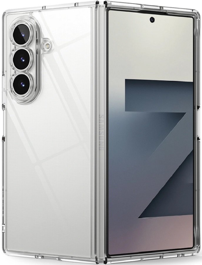 Θήκη Samsung Galaxy Z Fold7 Ringke Fusion Σκληρή Ανθεκτική Διάφανη με TPU Bumper Clear