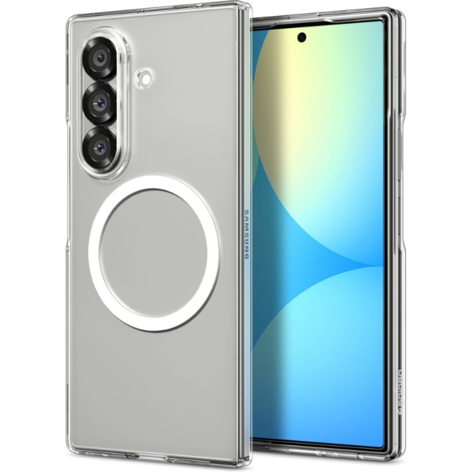 Θήκη Samsung Galaxy Z Fold7 Spigen Air Skin MagFit Σκληρή με MagSafe Clear / White