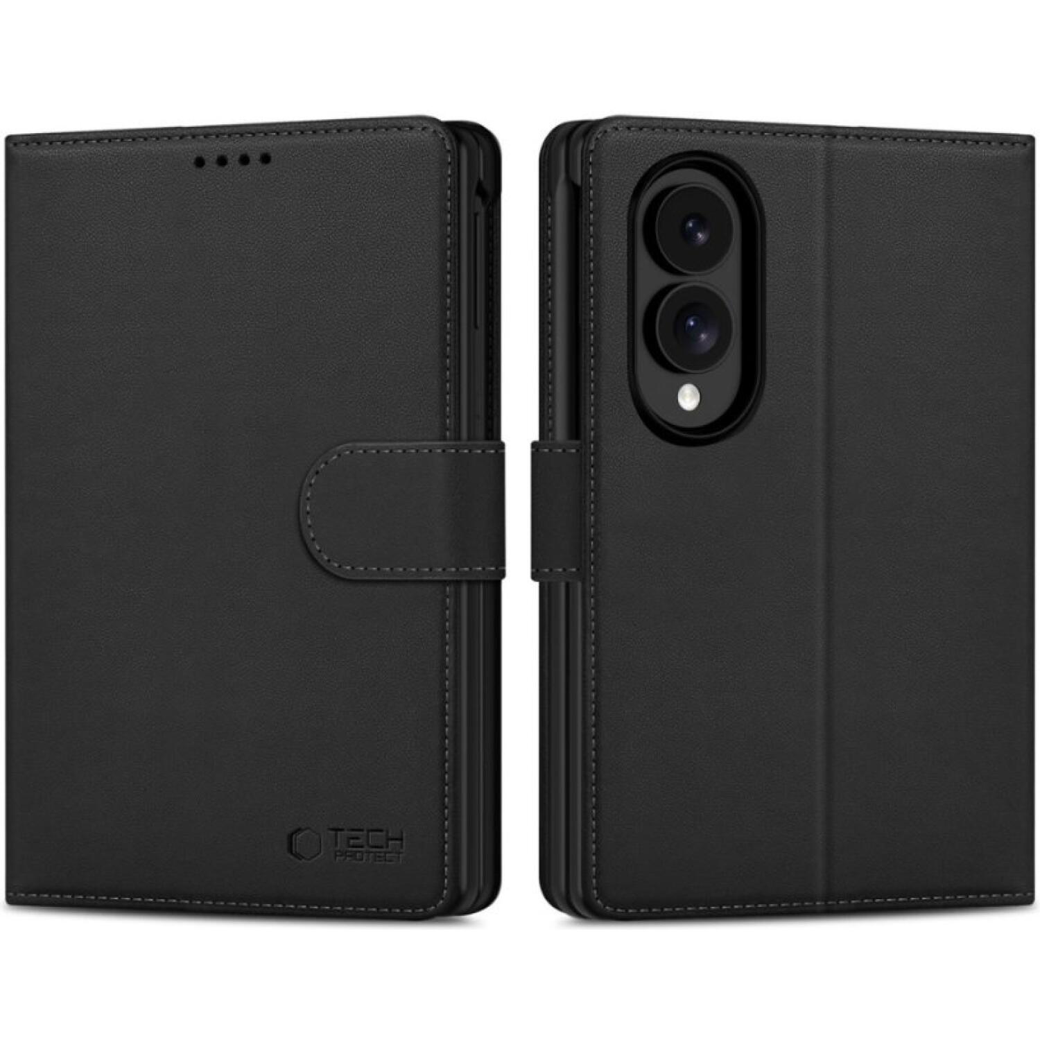 Θήκη Samsung Galaxy Z Fold8 Tech-Protect Wallet Πορτοφόλι από Οικολογικό Δέρμα Black