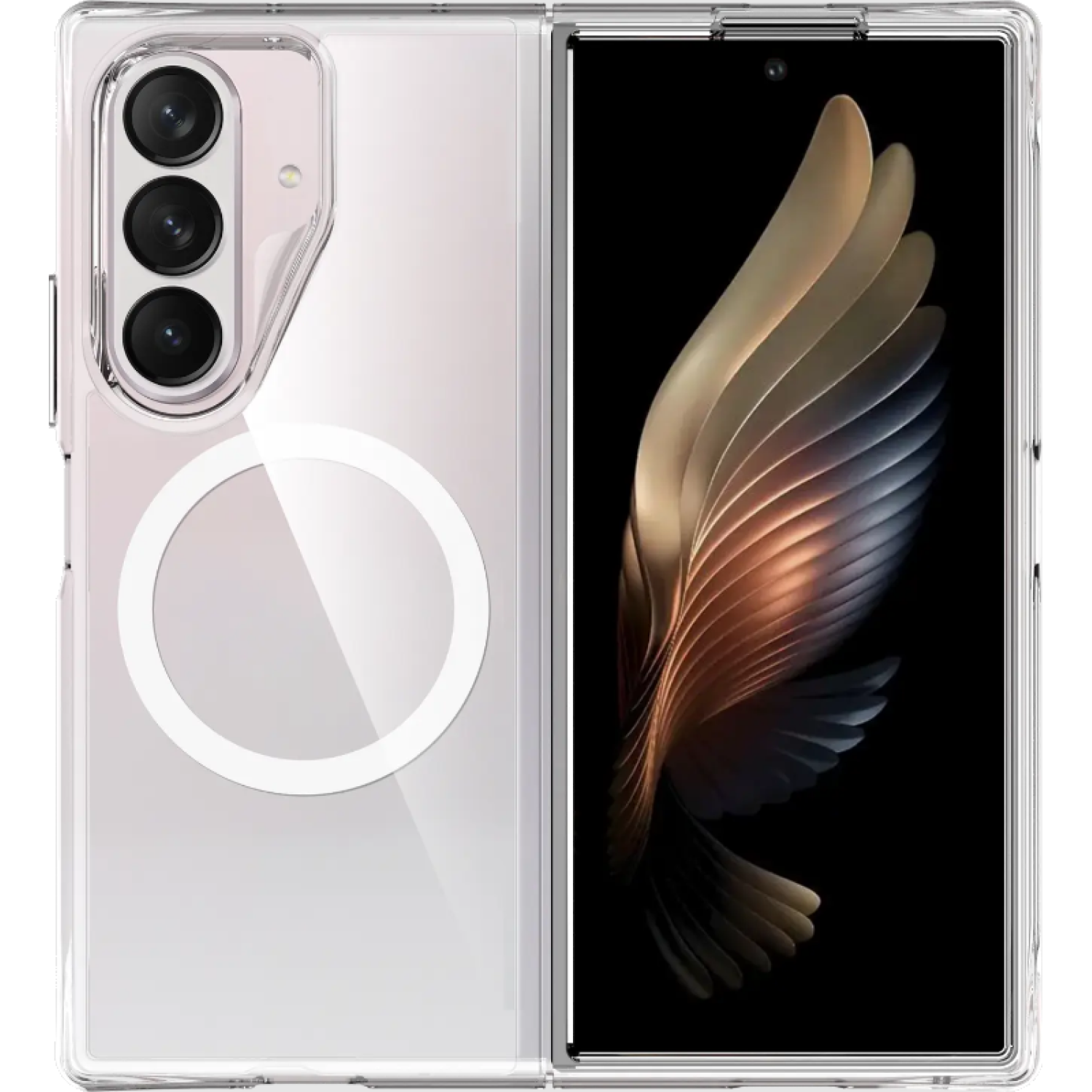 Θήκη Samsung Galaxy Z Fold8 Ultra Buddi Core Σκληρή Διάφανη με MagSafe Transparent