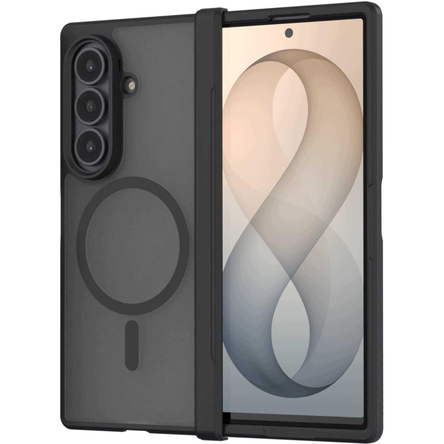 Θήκη Samsung Galaxy Z Fold8 Ultra Spacecase Hybrid MagSafe Σκληρή Ημιδιάφανη με MagSafe Black
