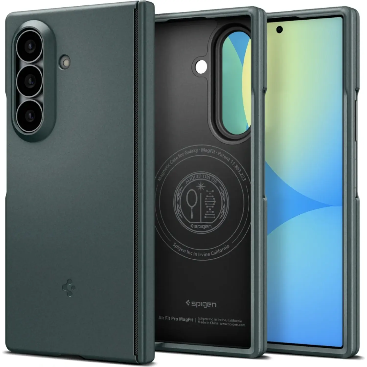 Θήκη Samsung Galaxy Z Fold8 Ultra Spigen Air Fit Pro MagFit Σκληρή με MagSafe Abyss Green