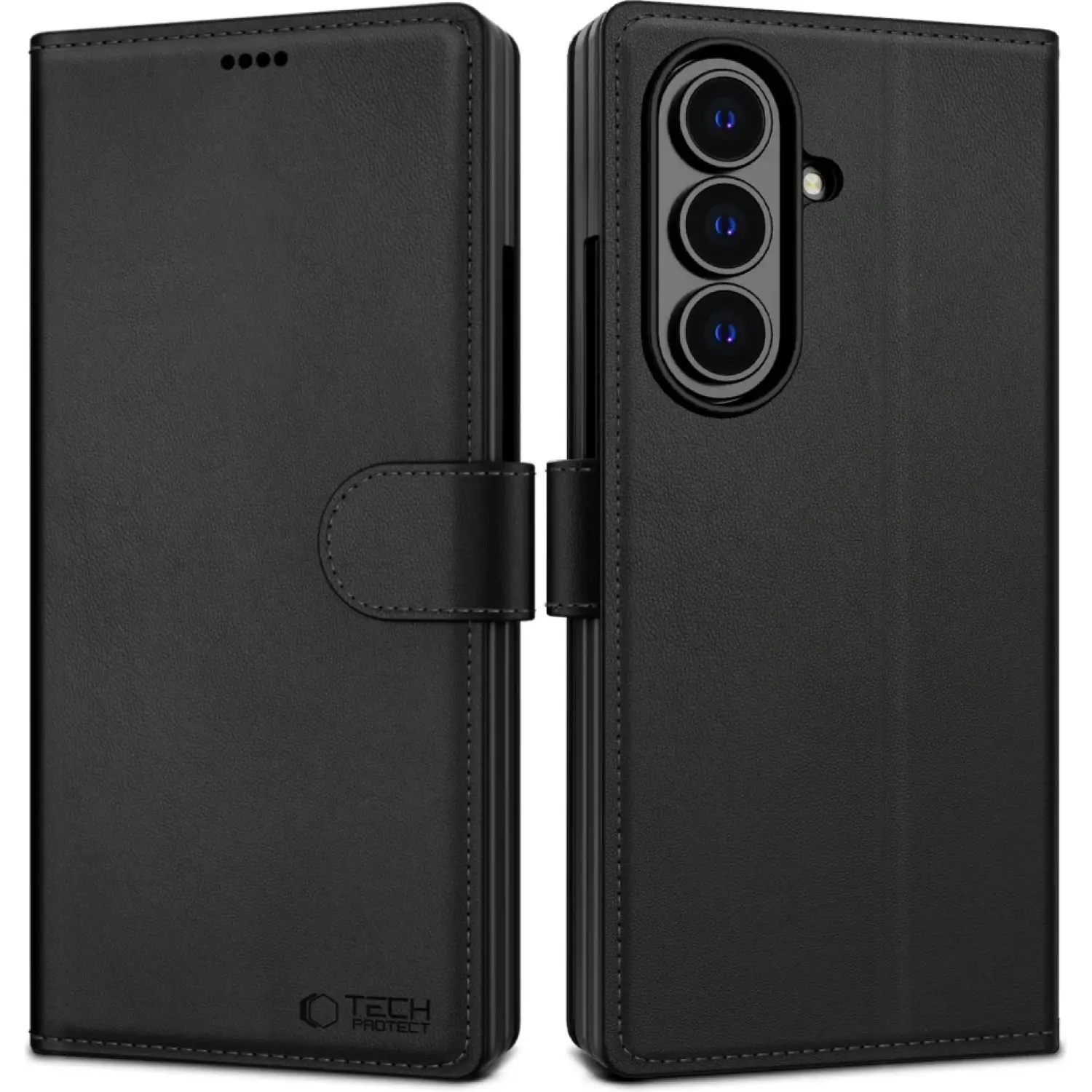 Θήκη Samsung Galaxy Z Fold8 Ultra Tech-Protect Wallet Πορτοφόλι από Οικολογικό Δέρμα Black
