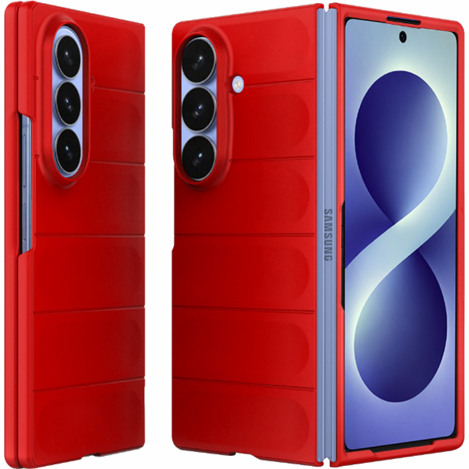 Θήκη Samsung Galaxy Z Fold8 Ultra Techsuit Magic Shield Σκληρή Red