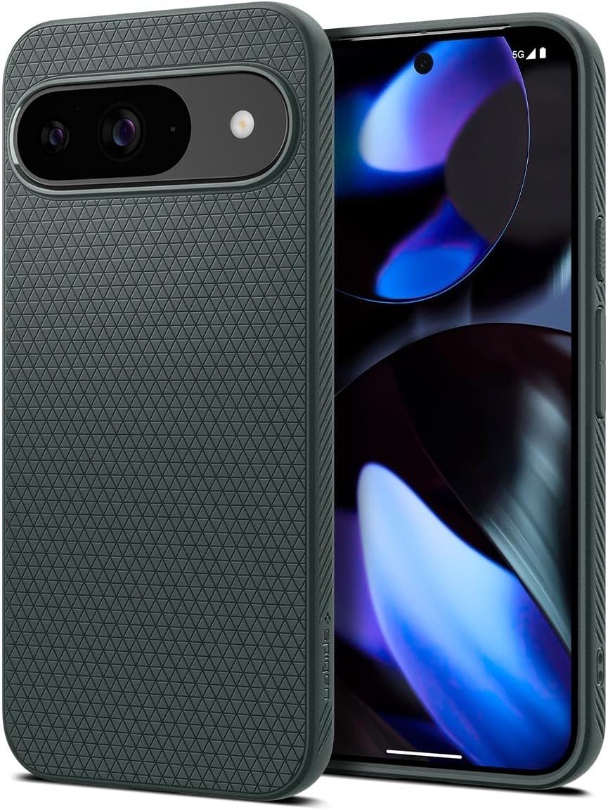 Θήκη Σιλικόνης - Google Pixel 9 / 9 Pro - Spigen Liquid Air - Abyss Green