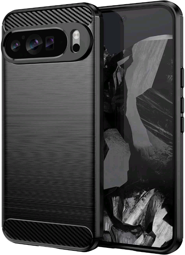 Θήκη Σιλικόνης - Google Pixel 9 Pro XL - Spacecase Carbon - Black