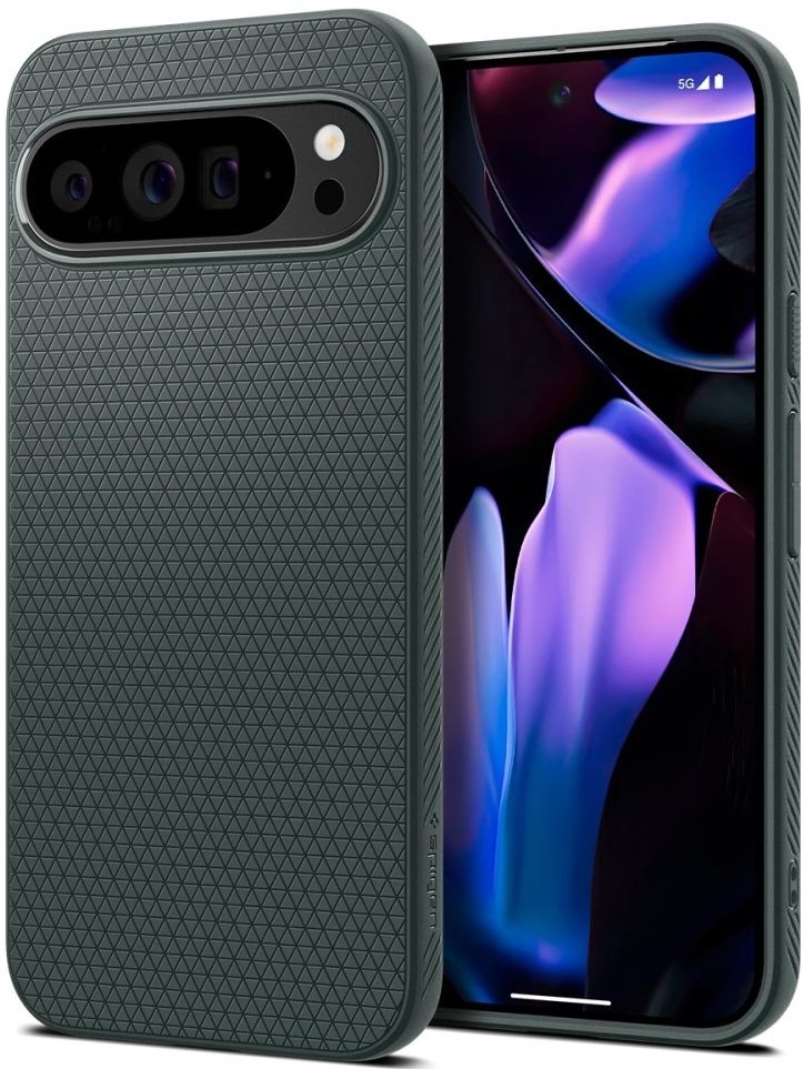 Θήκη Σιλικόνης - Google Pixel 9 Pro XL - Spigen Liquid Air - Abyss Green
