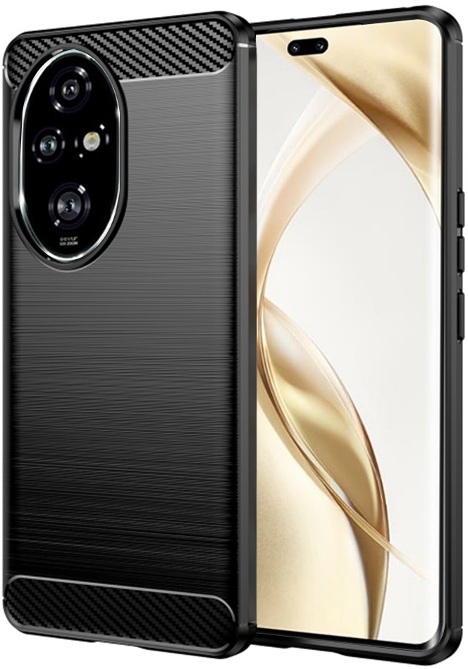Θήκη Σιλικόνης - Honor 200 Pro - Techsuit Carbon Silicone - Black