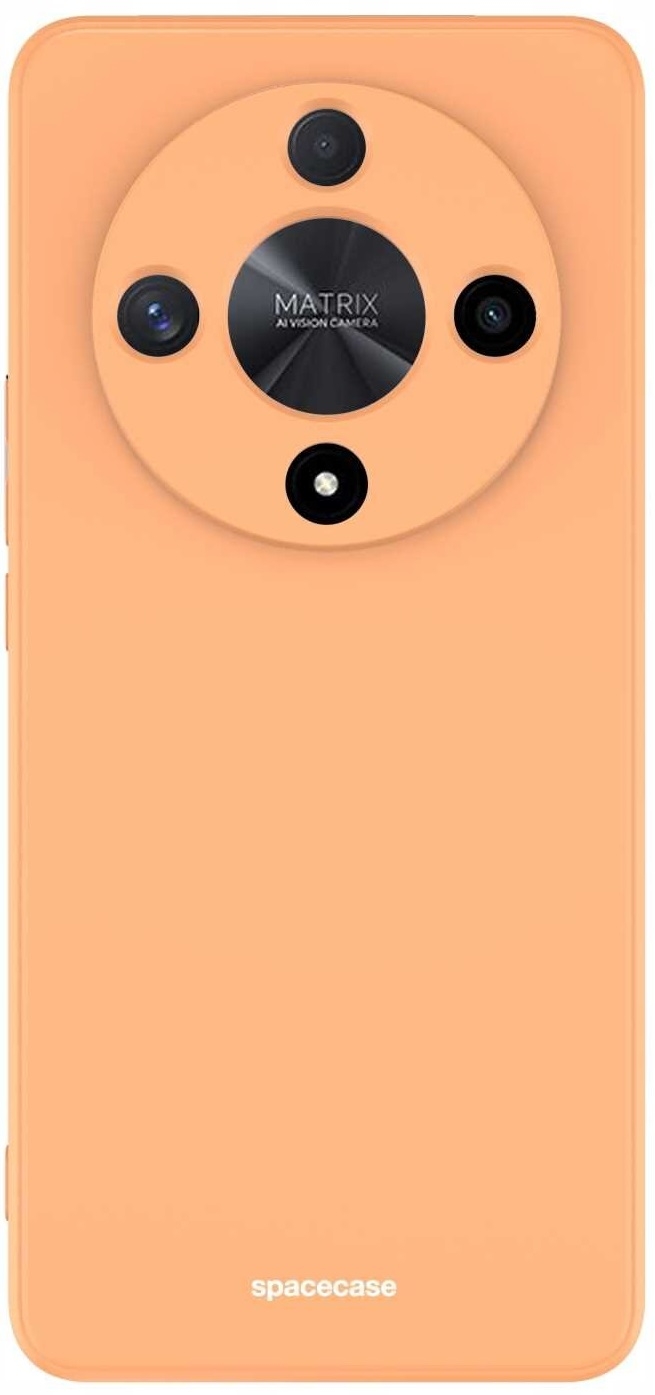Θήκη Σιλικόνης – Honor Magic6 Lite – Spacecase Silicone Case – Orange (5905719110604)