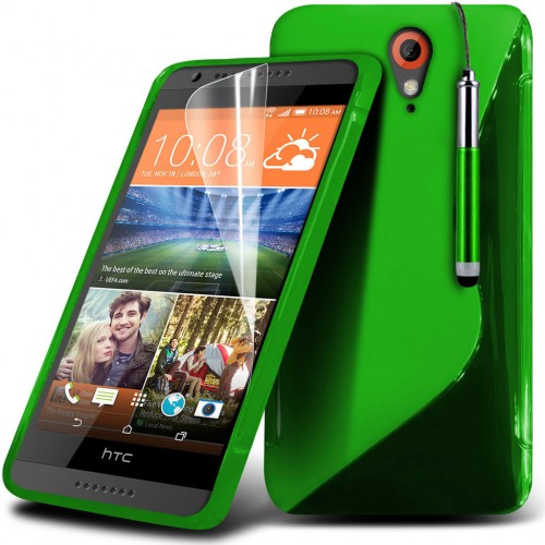 Πράσινη Ημιδιάφανη Θήκη HTC Desire 620