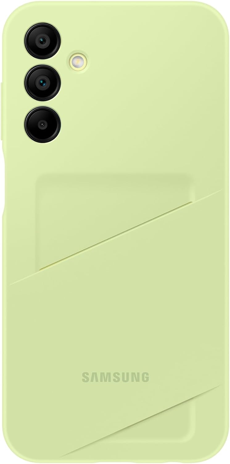 Θήκη Σιλικόνης με Υποδοχή για Κάρτα - Samsung Galaxy A15 - Official Samsung Card Slot Case - Lime