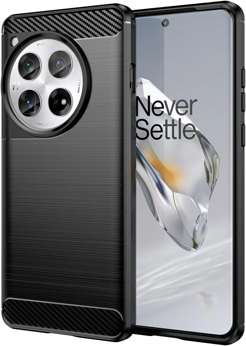 Θήκη Σιλικόνης - OnePlus 12 - HappyCase Brushed - Black 