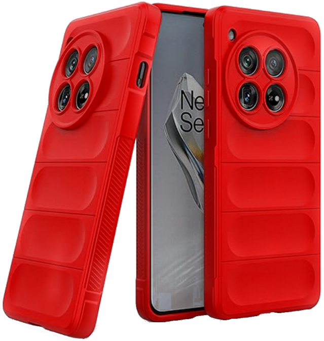 Θήκη Σιλικόνης - OnePlus 12 - Techsuit Magic Shield - Red (5949419109469)