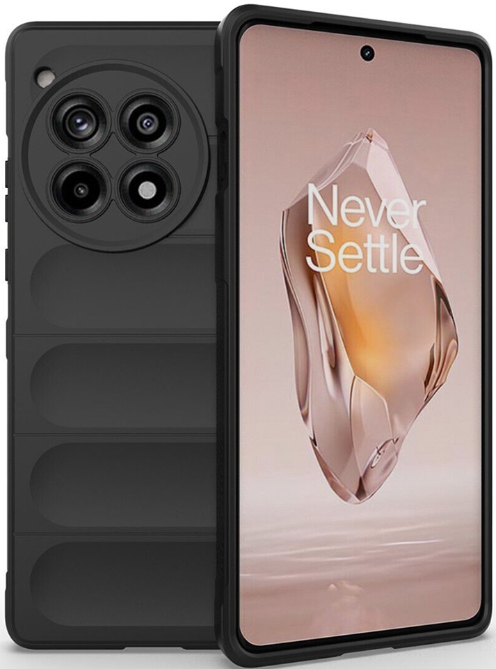 Θήκη Σιλικόνης - OnePlus 12R - Techsuit Magic Shield - Black (5949419114104)