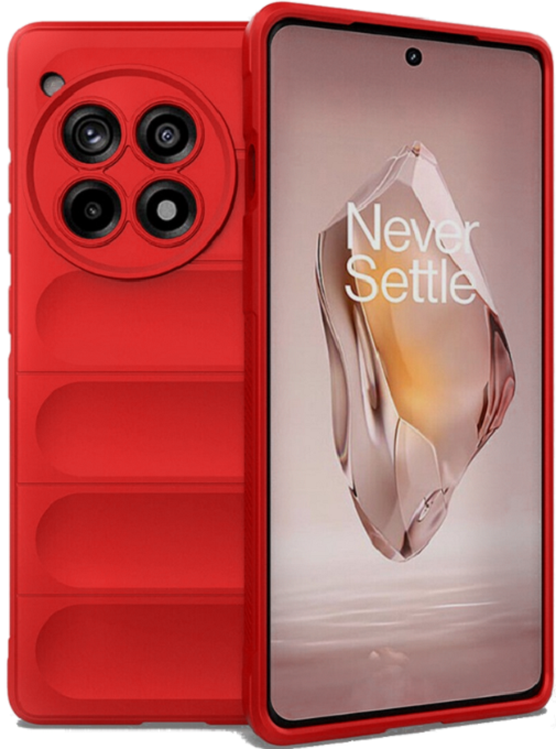 Θήκη Σιλικόνης - OnePlus 12R - Techsuit Magic Shield - Red