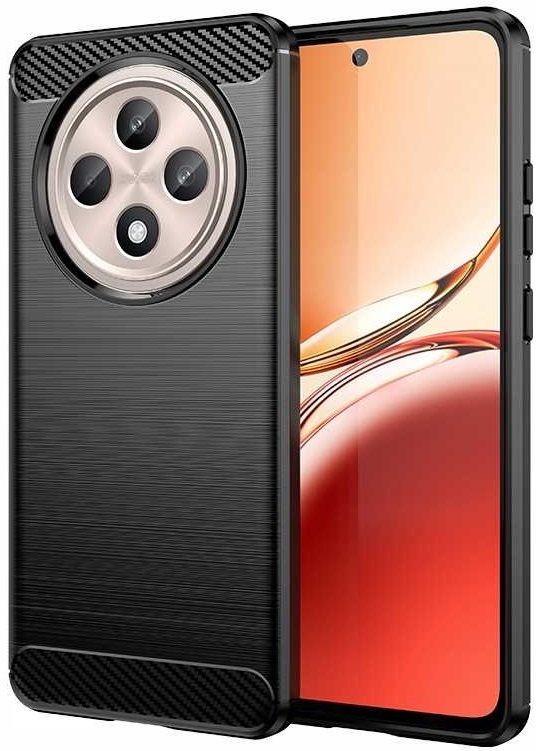 Θήκη Σιλικόνης - Oppo Reno12 F 5G - Spacecase Carbon - Black