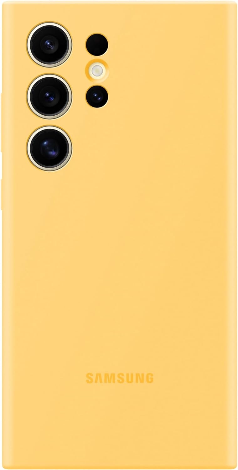 Θήκη Σιλικόνης - Samsung Galaxy S24 Ultra - Official Samsung Silicone Case - Yellow