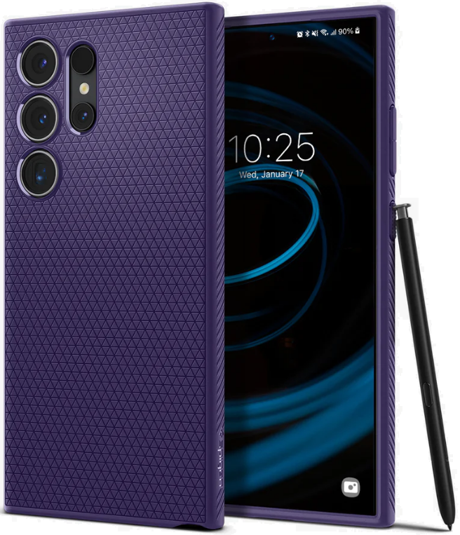 Θήκη Σιλικόνης - Samsung Galaxy S24 Ultra - Spigen Liquid Air - Deep Purple