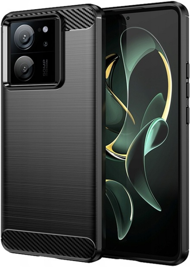 Θήκη Σιλικόνης - Xiaomi 13T / 13T Pro - Spacecase Carbon - Black