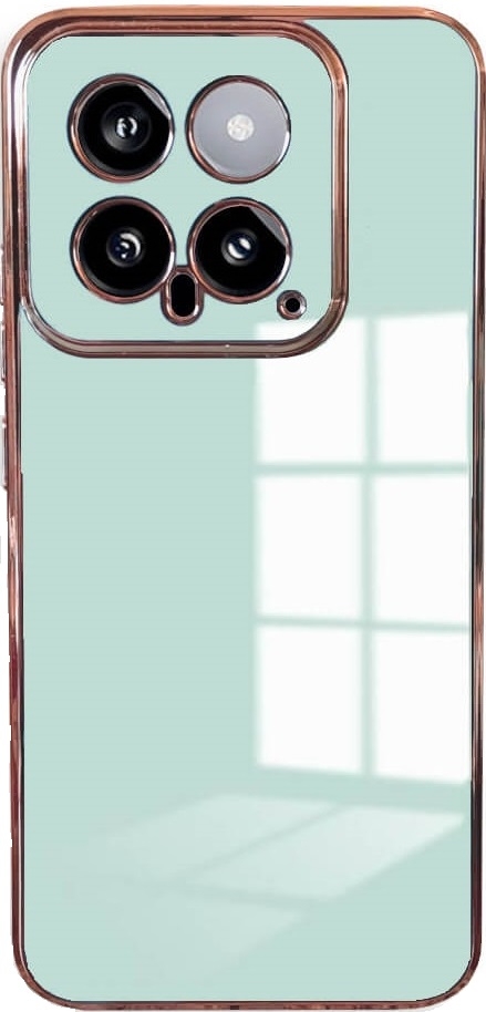 Θήκη Σιλικόνης - Xiaomi 14 - Bodycell Gold Plated - Mint Green