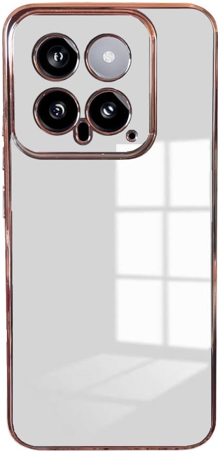 Θήκη Σιλικόνης - Xiaomi 14 - Bodycell Gold Plated - White