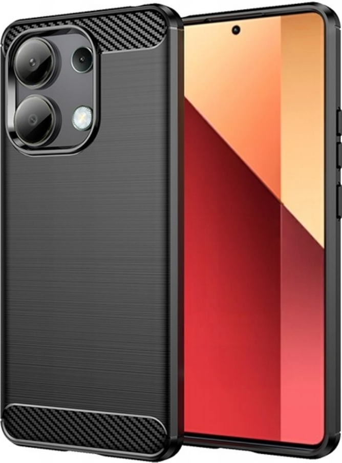 Θήκη Σιλικόνης - Xiaomi Redmi Note 13 4G - Spacecase Carbon - Black