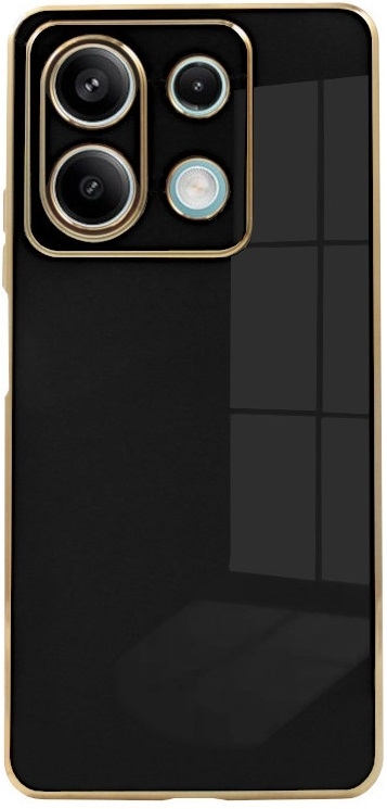 Θήκη Σιλικόνης - Xiaomi Redmi Note 13 5G - Bodycell Gold Plated - Black