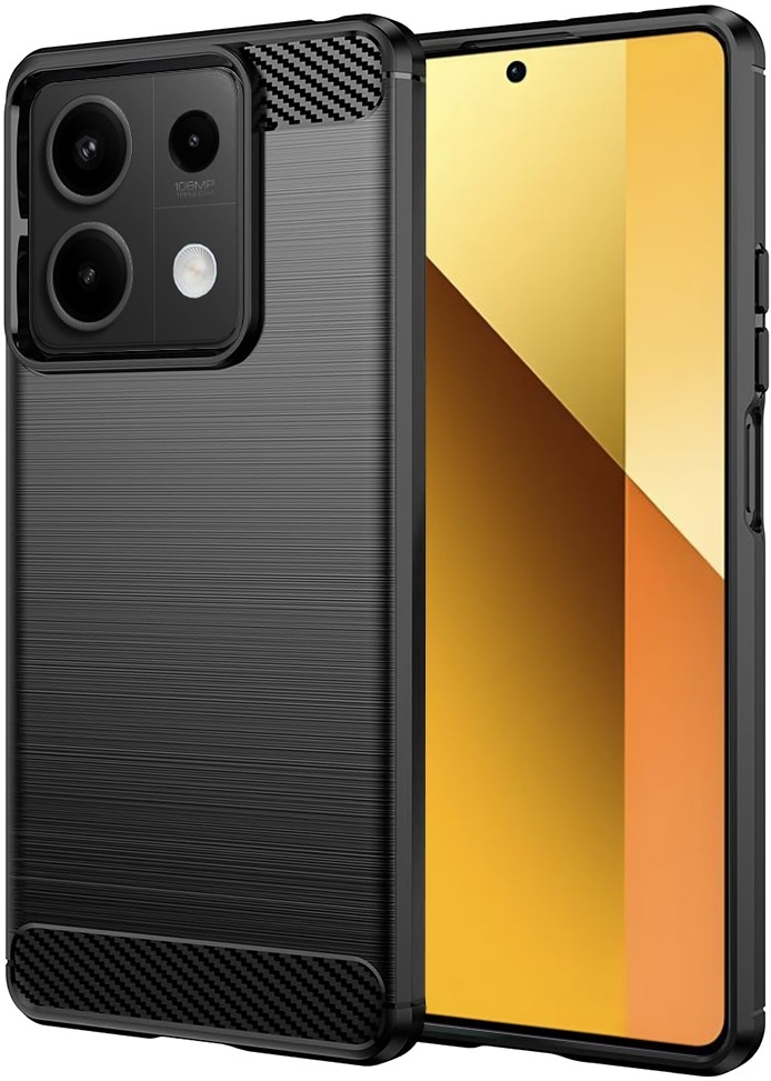 Θήκη Σιλικόνης - Xiaomi Redmi Note 13 5G - Techsuit Carbon Silicone - Black 